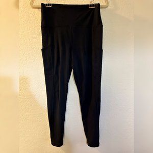 American Eagle Medium Polyester Hi-Rise Full Length Black Leggings ~with Pockets